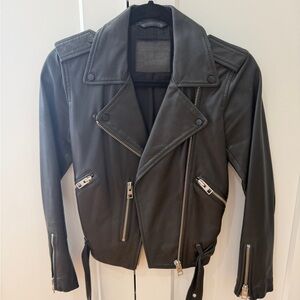 All Saints Dalby Leather Moto Jacket